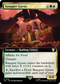 Banquet Guests (Extended Art) (130) [Commander: The Lord of the Rings: Tales of Middle-earth]