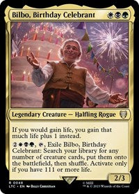 Bilbo, Birthday Celebrant (48) [Commander: The Lord of the Rings: Tales of Middle-earth]
