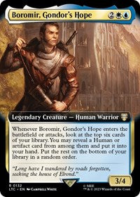 Boromir, Gondor's Hope (Extended Art) (132) [Commander: The Lord of the Rings: Tales of Middle-earth]