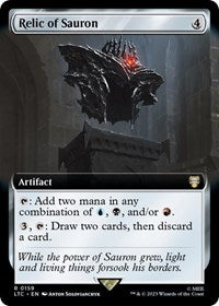 Relic of Sauron (Extended Art) (159) [Commander: The Lord of the Rings: Tales of Middle-earth]