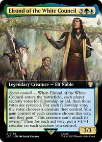 Elrond of the White Council (Extended Art) (134) [Commander: The Lord of the Rings: Tales of Middle-earth]