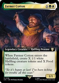 Farmer Cotton (Extended Art) (138) [Commander: The Lord of the Rings: Tales of Middle-earth]