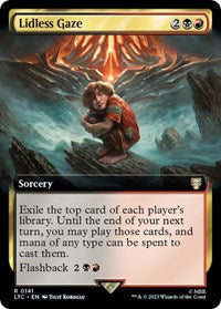 Lidless Gaze (Extended Art) (141) [Commander: The Lord of the Rings: Tales of Middle-earth]