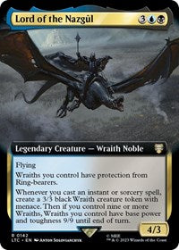 Lord of the Nazgul (Extended Art) (142) [Commander: The Lord of the Rings: Tales of Middle-earth]