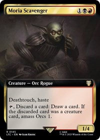 Moria Scavenger (Extended Art) (145) [Commander: The Lord of the Rings: Tales of Middle-earth]
