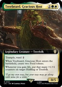 Treebeard, Gracious Host (Extended Art) (153) [Commander: The Lord of the Rings: Tales of Middle-earth]