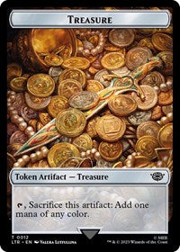 Treasure Token (12) [Universes Beyond: The Lord of the Rings: Tales of Middle-earth]
