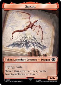 Smaug Token (7) [Universes Beyond: The Lord of the Rings: Tales of Middle-earth]