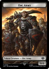 Orc Army Token (0006) (6) [Universes Beyond: The Lord of the Rings: Tales of Middle-earth]