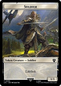 Soldier // Food (0010) Double-Sided Token (5 // 10) [Commander: The Lord of the Rings: Tales of Middle-earth]