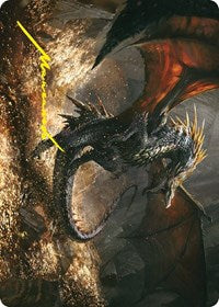 Cavern-Hoard Dragon Art Card (Gold-Stamped Signature) (61) [Art Series: Universes Beyond: The Lord of the Rings: Tales of Middle-earth]