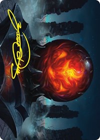 Commander's Sphere Art Card (Gold-Stamped Signature) (75) [Art Series: Universes Beyond: The Lord of the Rings: Tales of Middle-earth]