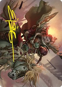 Eomer of the Riddermark Art Card (Gold-Stamped Signature) (9) [Art Series: Universes Beyond: The Lord of the Rings: Tales of Middle-earth]