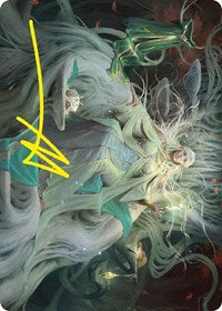 Galadriel, Gift-Giver Art Card (Gold-Stamped Signature) (35) [Art Series: Universes Beyond: The Lord of the Rings: Tales of Middle-earth]