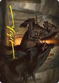 Nazgul Art Card (Gold-Stamped Signature) (53) [Art Series: Universes Beyond: The Lord of the Rings: Tales of Middle-earth]
