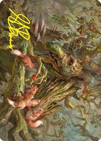 Generous Ent Art Card (Gold-Stamped Signature) (11) [Art Series: Universes Beyond: The Lord of the Rings: Tales of Middle-earth]