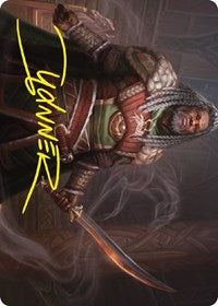 Theoden, King of Rohan Art Card (Gold-Stamped Signature) (25) [Art Series: Universes Beyond: The Lord of the Rings: Tales of Middle-earth]