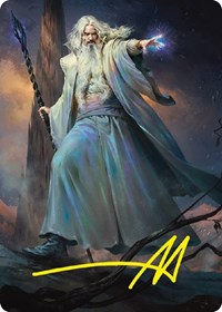 Saruman of Many Colors Art Card (Gold-Stamped Signature) (20) [Art Series: Universes Beyond: The Lord of the Rings: Tales of Middle-earth]