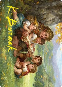 Samwise Gamgee Art Card (19/81) (Gold-Stamped Signature) (19) [Art Series: Universes Beyond: The Lord of the Rings: Tales of Middle-earth]