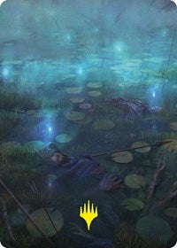 The Dead Marshes Art Card (Gold-Stamped Signature) (79) [Art Series: Universes Beyond: The Lord of the Rings: Tales of Middle-earth]