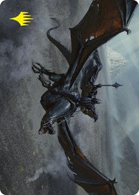 Lord of the Nazgul Art Card (Gold-Stamped Signature) (64) [Art Series: Universes Beyond: The Lord of the Rings: Tales of Middle-earth]