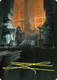 Mines of Moria Art Card (Gold-Stamped Signature) (56) [Art Series: Universes Beyond: The Lord of the Rings: Tales of Middle-earth]