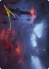 Shadow of the Enemy Art Card (Gold-Stamped Signature) (8) [Art Series: Universes Beyond: The Lord of the Rings: Tales of Middle-earth]