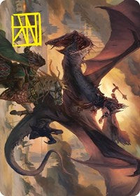 Witch-king, Bringer of Ruin Art Card (Gold-Stamped Signature) (34) [Art Series: Universes Beyond: The Lord of the Rings: Tales of Middle-earth]