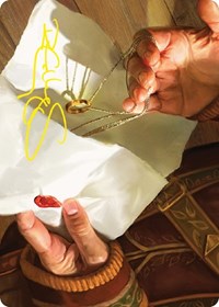 Bilbo's Ring Art Card (Gold-Stamped Signature) (37) [Art Series: Universes Beyond: The Lord of the Rings: Tales of Middle-earth]