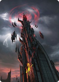 Barad-dur Art Card (Gold-Stamped Signature) (54) [Art Series: Universes Beyond: The Lord of the Rings: Tales of Middle-earth]