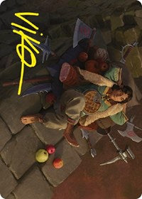 Merry, Warden of Isengard Art Card (Gold-Stamped Signature) (65) [Art Series: Universes Beyond: The Lord of the Rings: Tales of Middle-earth]