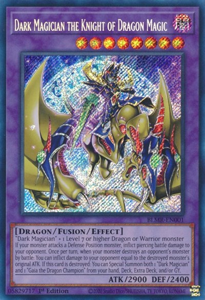 Dark Magician the Knight of Dragon Magic (BLMR-EN001) [Battles of Legend: Monstrous Revenge]