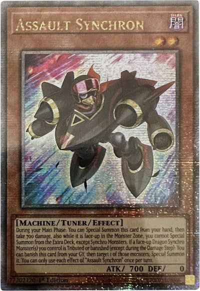 Assault Synchron (Quarter Century Secret Rare) (BLMR-EN003) [Battles of Legend: Monstrous Revenge]