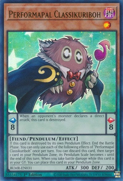 Performapal Classikuriboh (BLMR-EN031) [Battles of Legend: Monstrous Revenge]