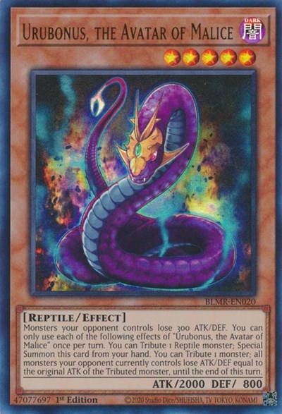 Urubonus, the Avatar of Malice (BLMR-EN020) [Battles of Legend: Monstrous Revenge]