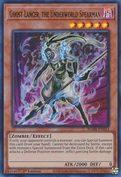 Ghost Lancer, the Underworld Spearman (BLMR-EN023) [Battles of Legend: Monstrous Revenge]