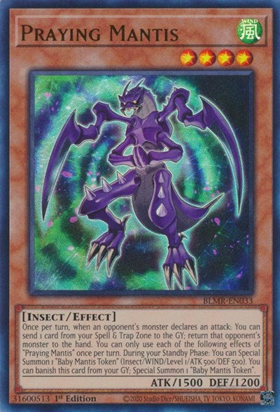 Praying Mantis (BLMR-EN033) [Battles of Legend: Monstrous Revenge]