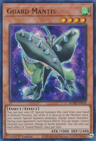 Guard Mantis (BLMR-EN034) [Battles of Legend: Monstrous Revenge]