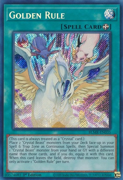 Golden Rule (BLMR-EN035) [Battles of Legend: Monstrous Revenge]