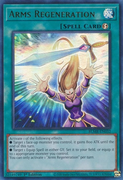 Arms Regeneration (BLMR-EN032) [Battles of Legend: Monstrous Revenge]