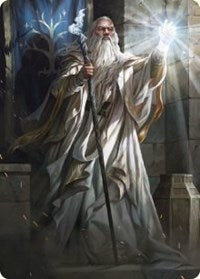 Gandalf the White Art Card (3) [Art Series: Universes Beyond: The Lord of the Rings: Tales of Middle-earth]
