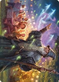 Gandalf, Friend of the Shire Art Card (5) [Art Series: Universes Beyond: The Lord of the Rings: Tales of Middle-earth]