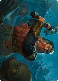 Gimli, Counter of Kills Art Card (10/81) (10) [Art Series: Universes Beyond: The Lord of the Rings: Tales of Middle-earth]