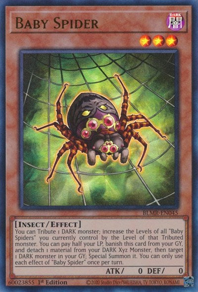 Baby Spider (BLMR-EN045) [Battles of Legend: Monstrous Revenge]