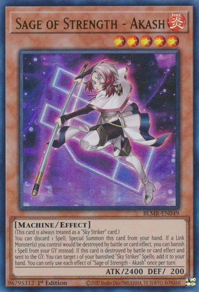 Sage of Strength - Akash (BLMR-EN049) [Battles of Legend: Monstrous Revenge]