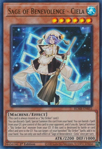 Sage of Benevolence - Ciela (BLMR-EN051) [Battles of Legend: Monstrous Revenge]