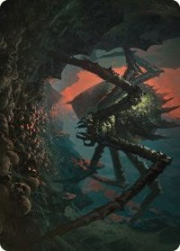 Shelob, Child of Ungoliant Art Card (23) [Art Series: Universes Beyond: The Lord of the Rings: Tales of Middle-earth]