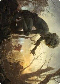 Smeagol, Helpful Guide Art Card (24) [Art Series: Universes Beyond: The Lord of the Rings: Tales of Middle-earth]