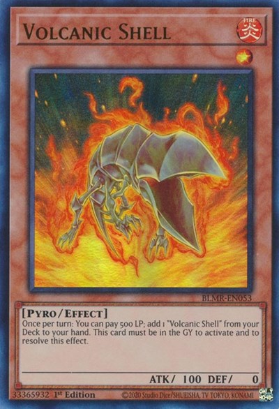 Volcanic Shell (BLMR-EN053) [Battles of Legend: Monstrous Revenge]