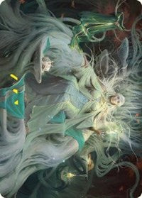 Galadriel, Gift-Giver Art Card (35) [Art Series: Universes Beyond: The Lord of the Rings: Tales of Middle-earth]